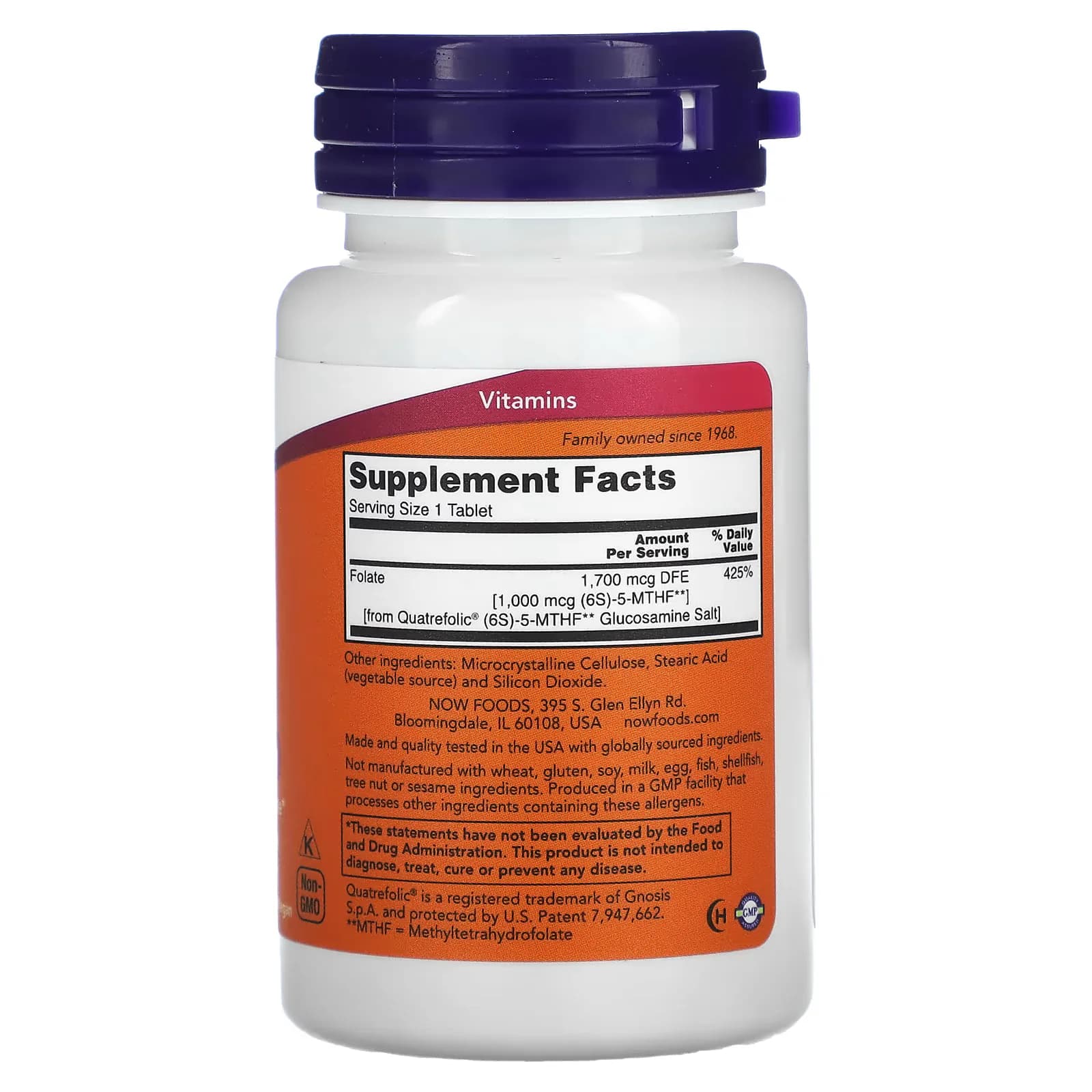 NOW Foods Methyl Folate 1000mcg 90 Tablets Price in Pakistan