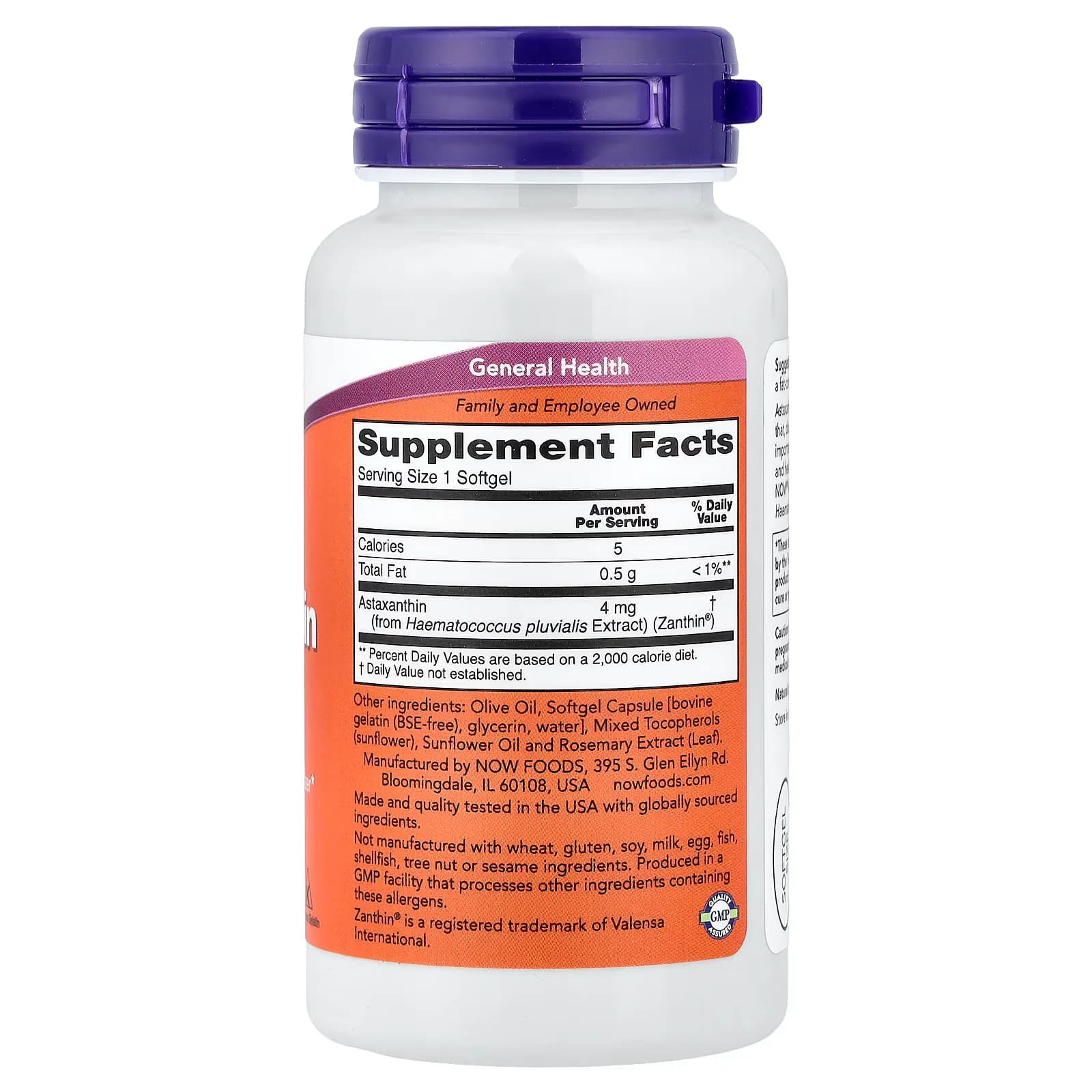 NOW Foods Astaxanthin 4mg 90 Softgels Price in Pakistan HerbalMart