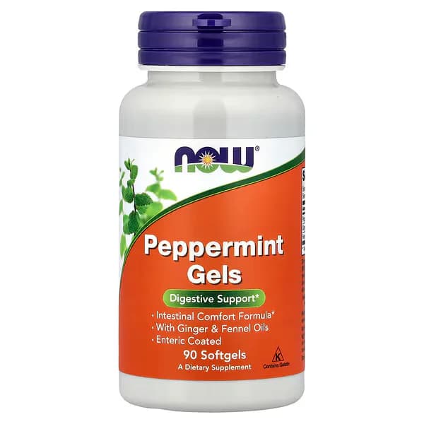 NOW Foods Peppermint Gels Ginger Fennel 90 Softgels Pakistan
