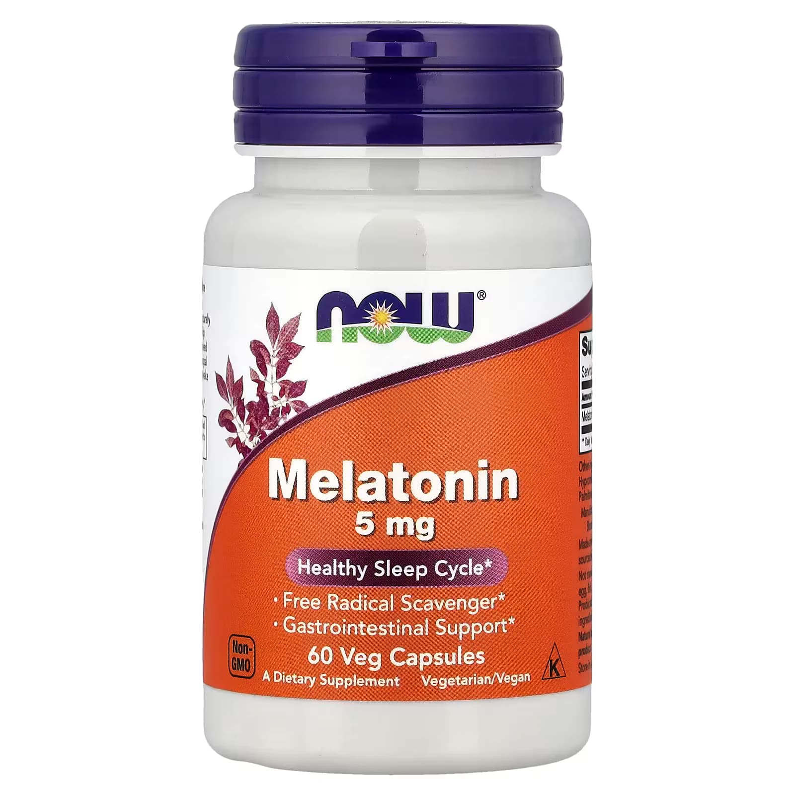 NOW Foods Melatonin 5mg Tablets