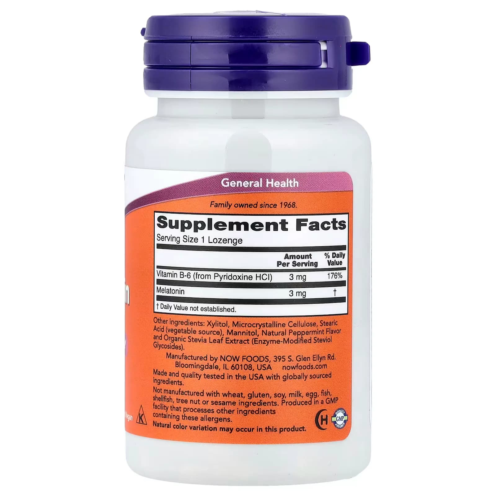 NOW Foods Melatonin 180 Lozenges Price in Pakistan