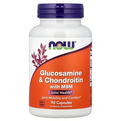 NOW Foods Glucosamine & Chondroitin with MSM Capsules