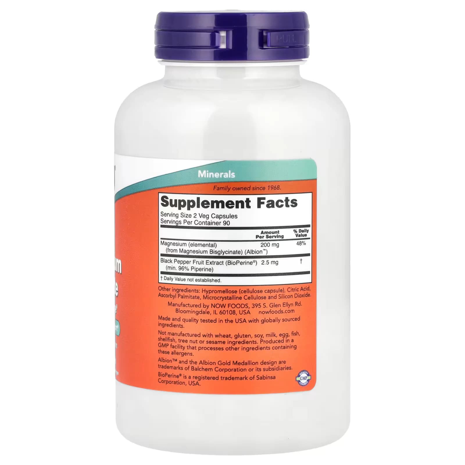 NOW Foods Magnesium Glycinate Veg Capsules Price in Pakistan