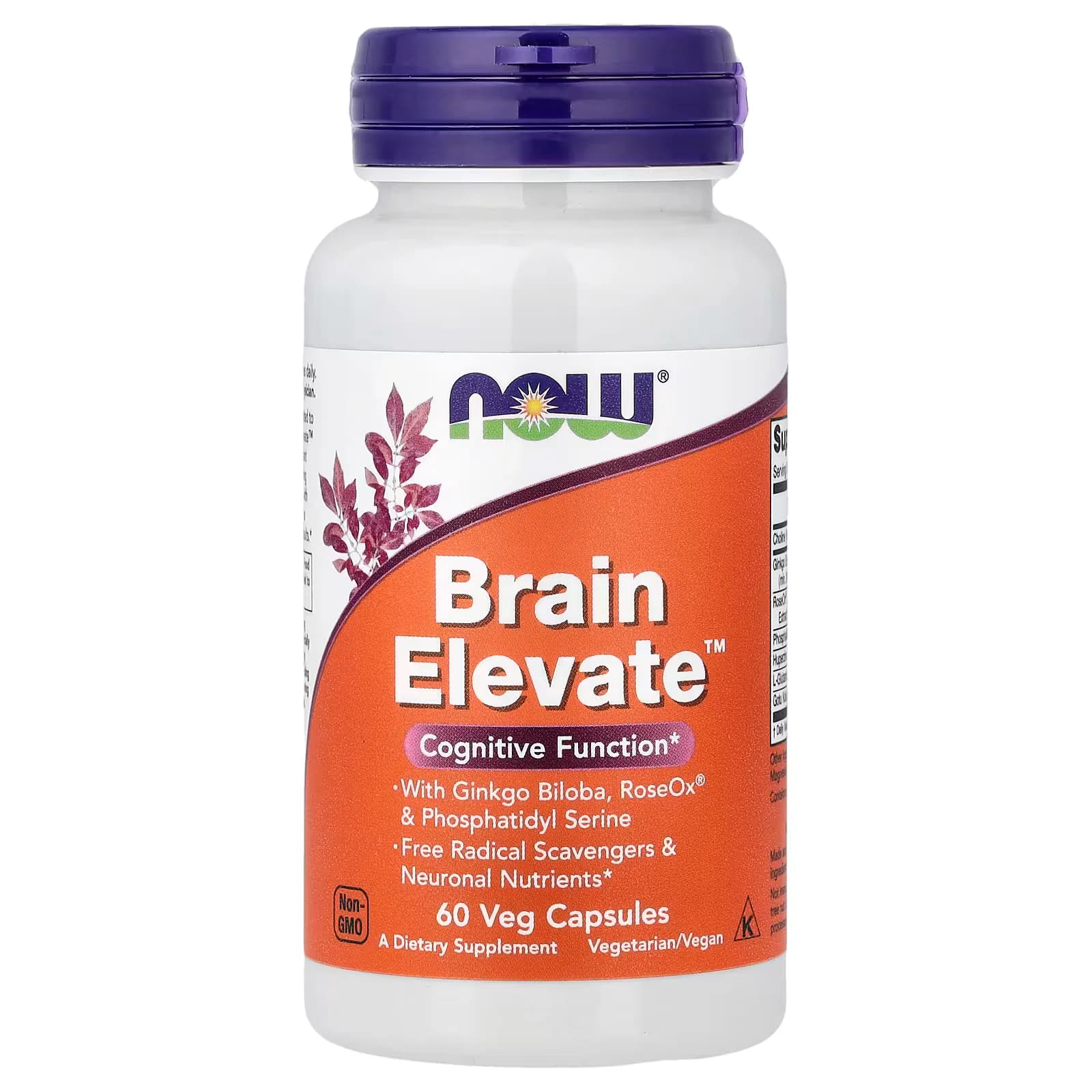 NOW Foods Brain Elevate™ Veg Capsules