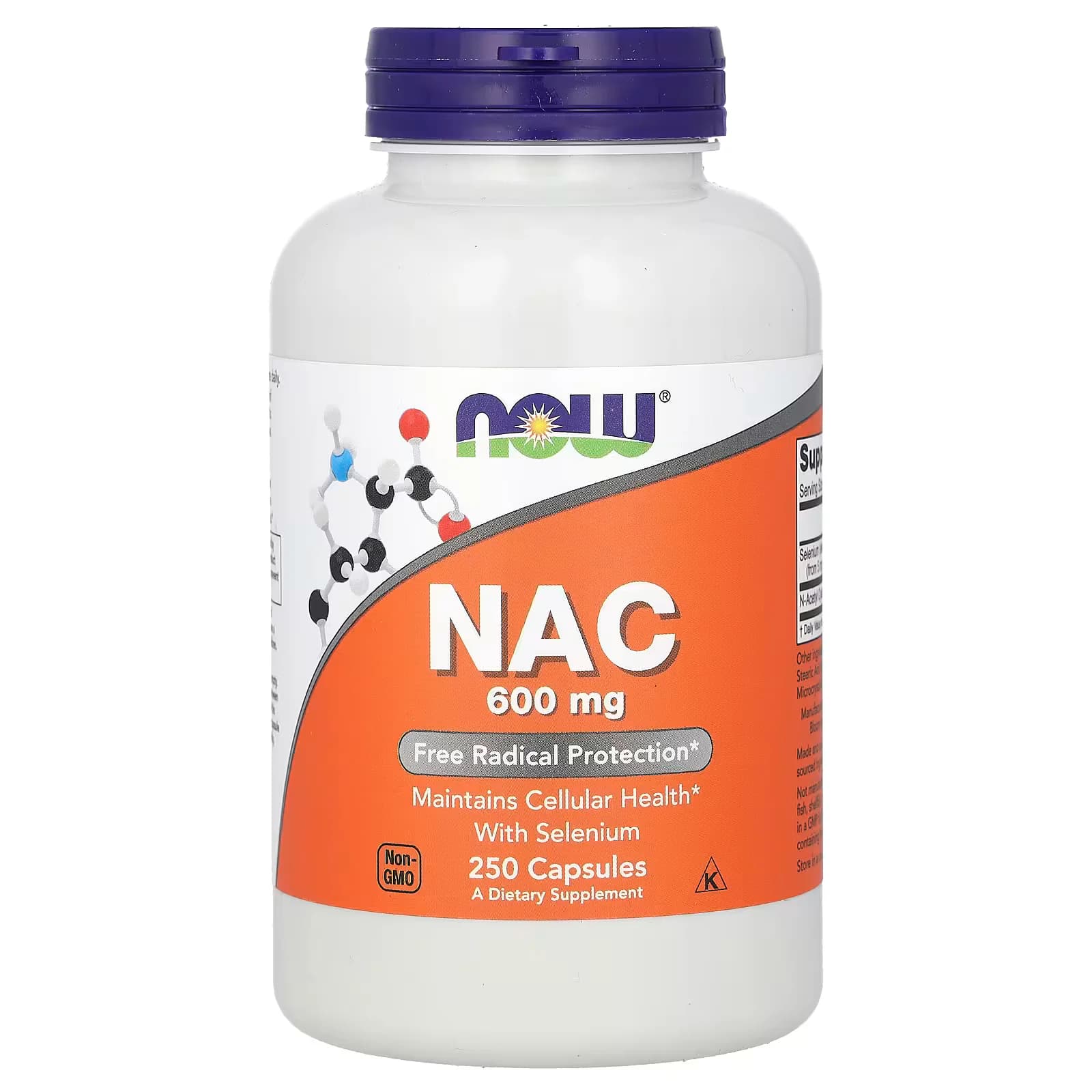 NOW Foods NAC 600mg Capsules