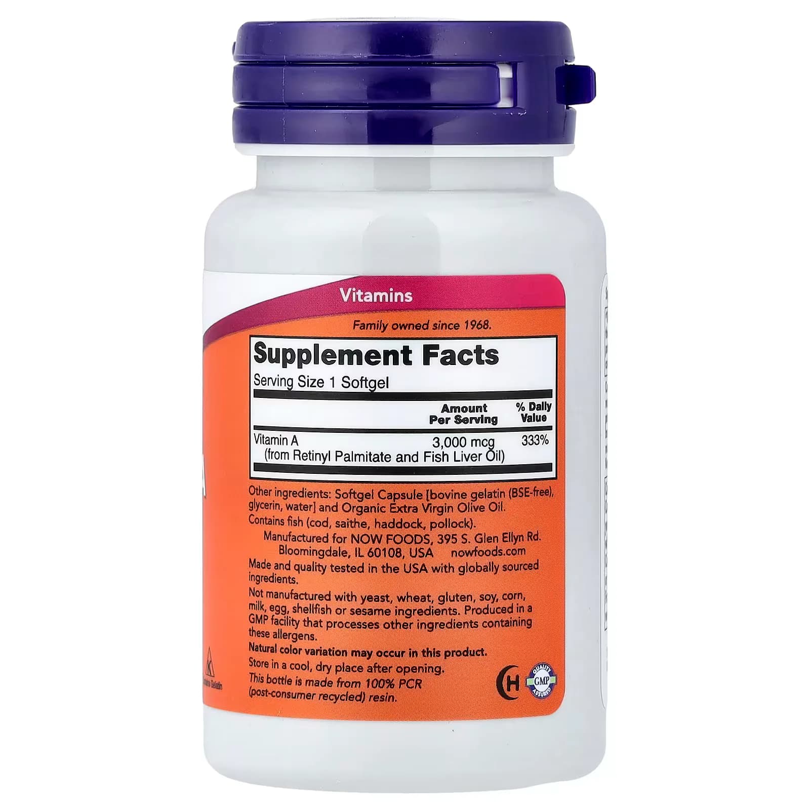 NOW Foods Vitamin A 10,000 IU Softgels  Price in Pakistan