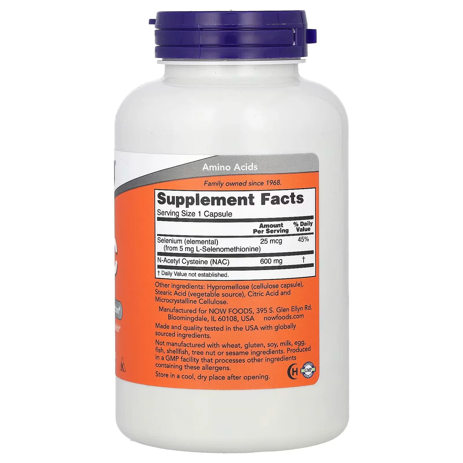 NOW Foods NAC 600mg Capsules Price in Pakistan