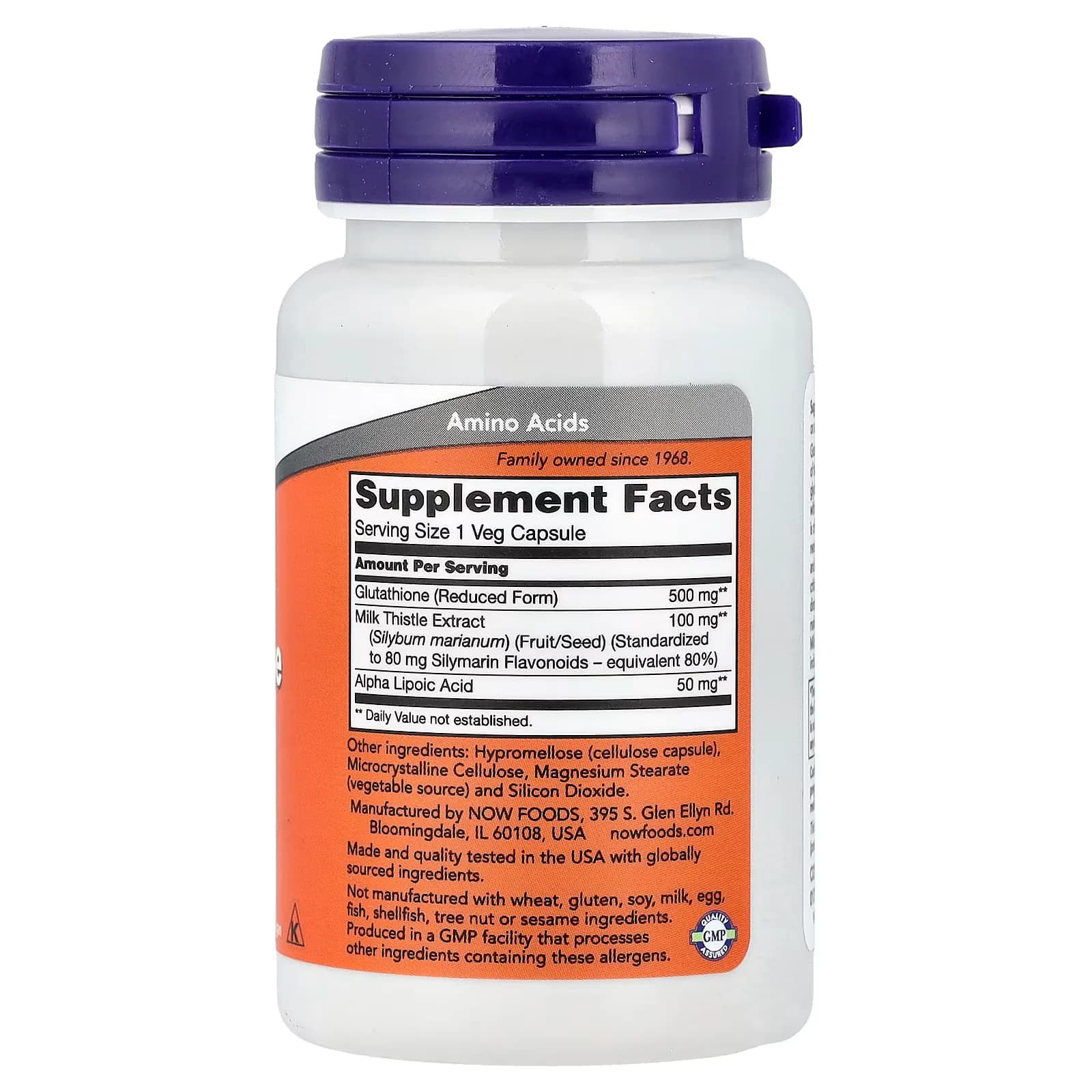 NOW Foods Glutathione Milk Thistle ALA Veg Capsules in Pakistan