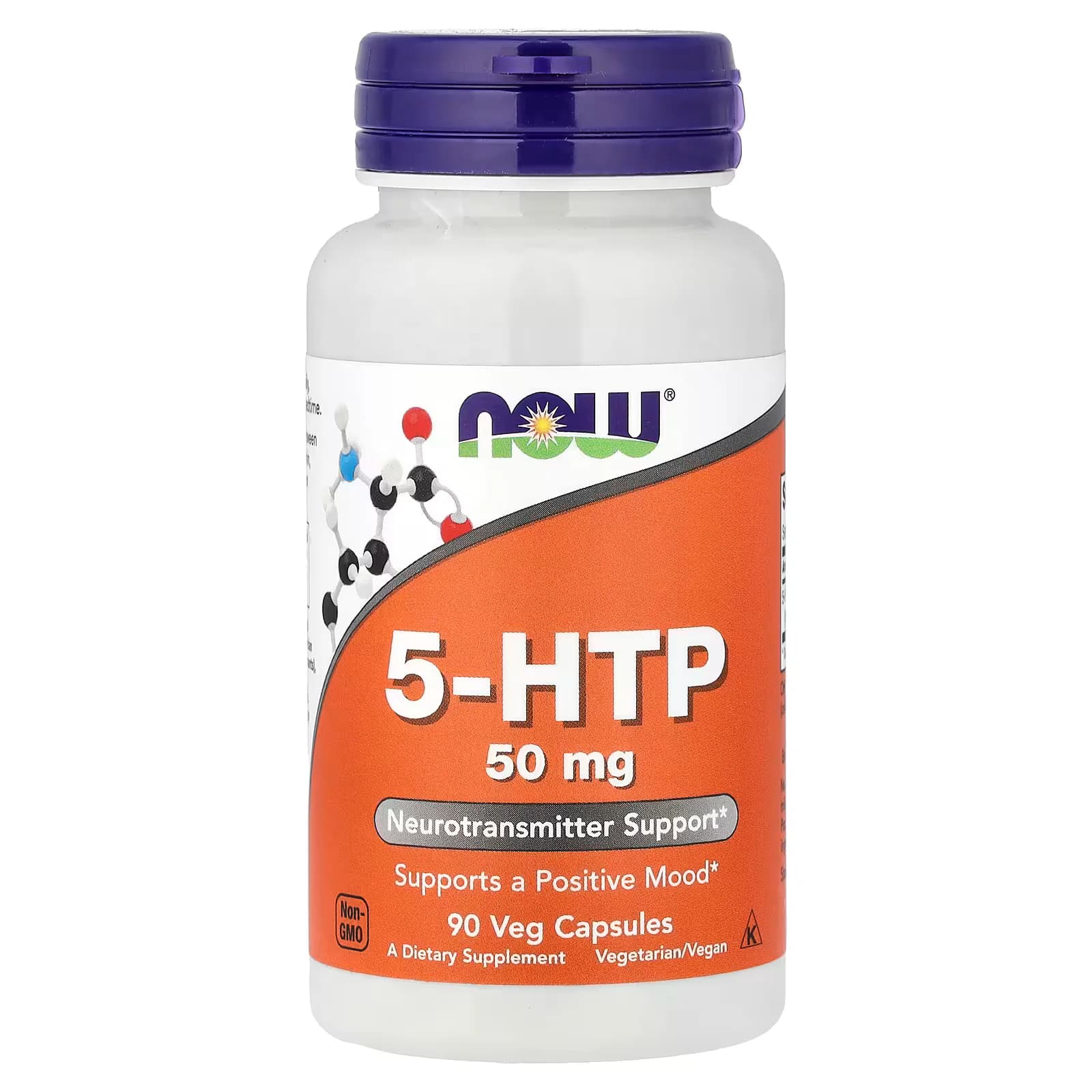 NOW Foods 5-HTP 50mg Veg Capsules