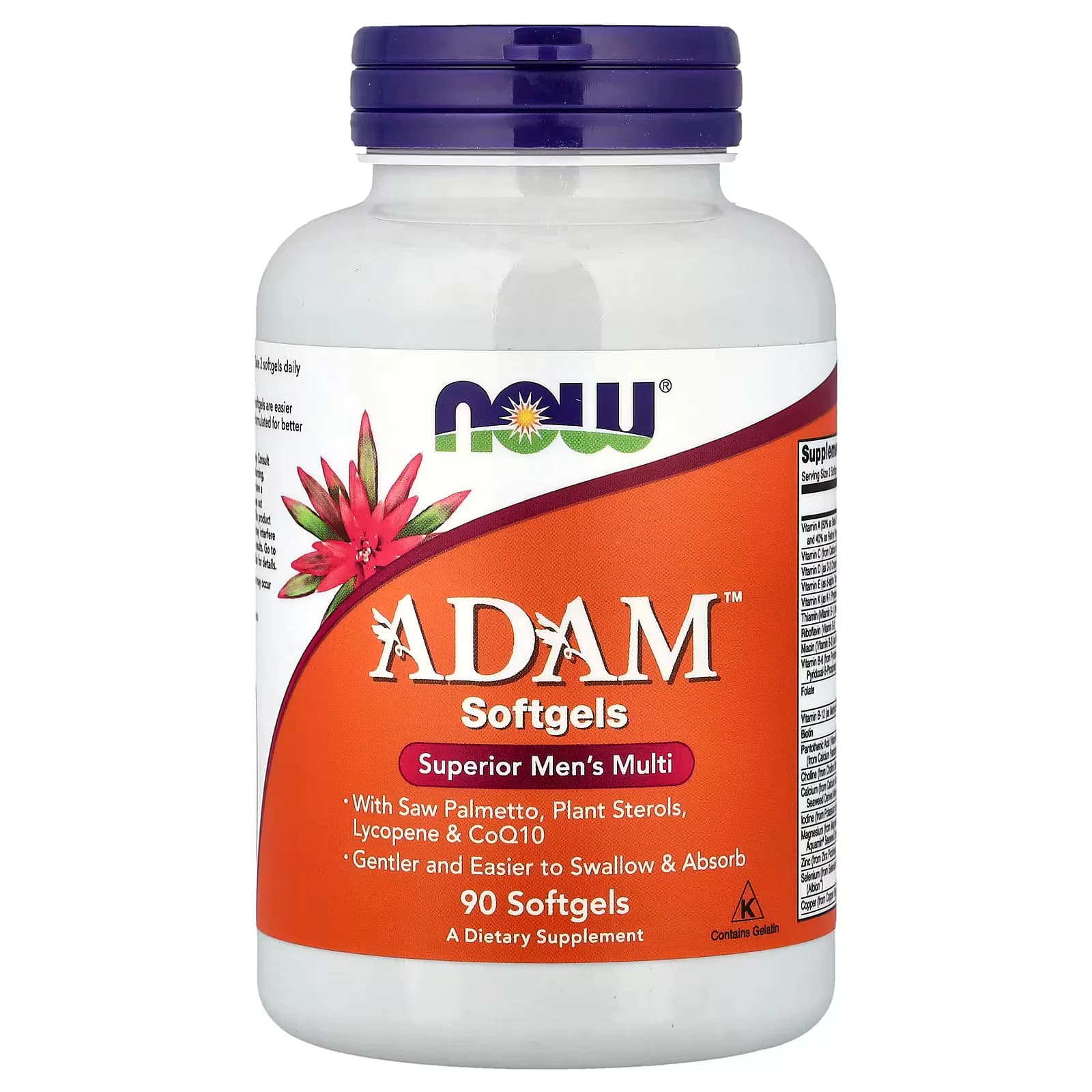 NOW Foods ADAM™ Superior Men's Multi Softgels
