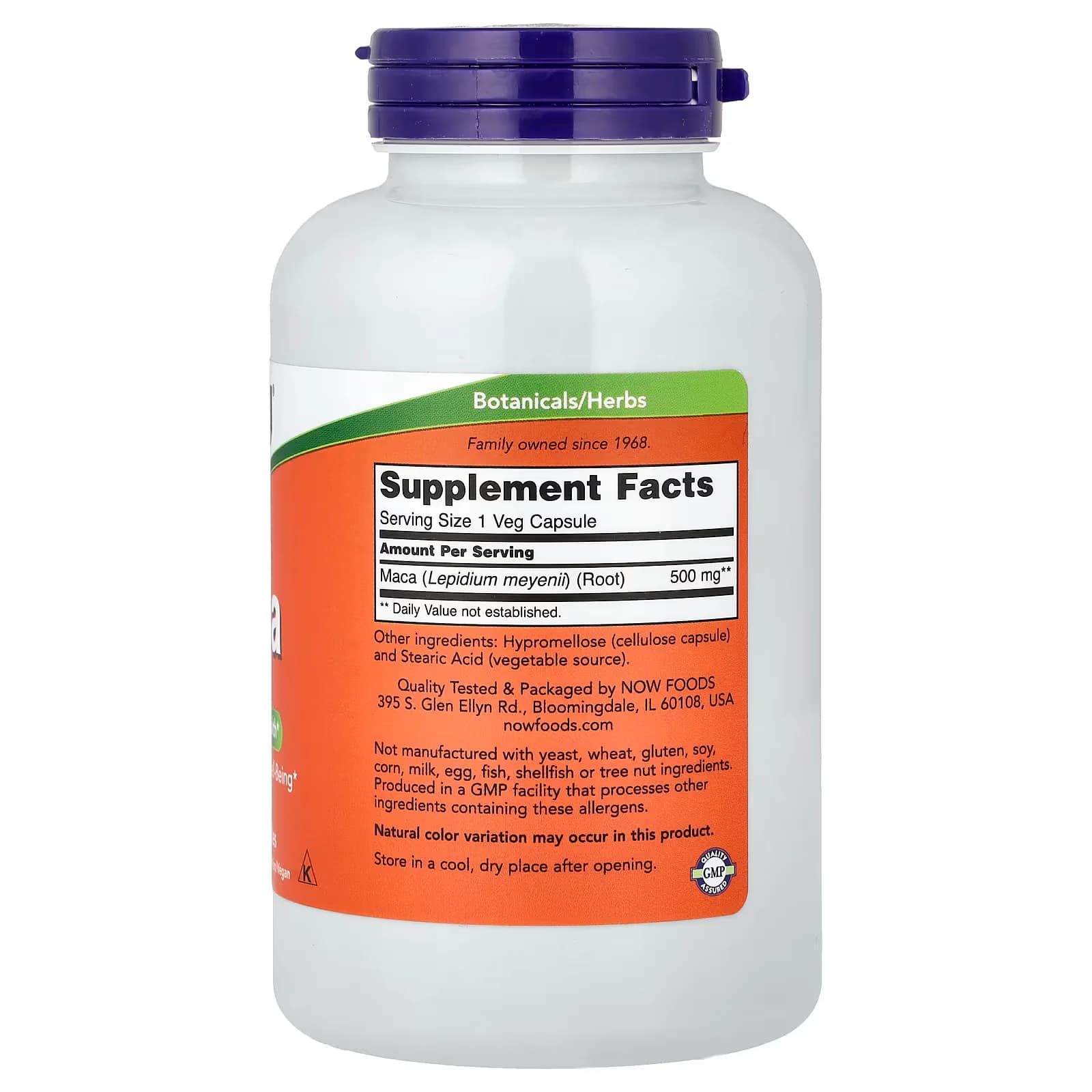 Natural NOW Foods Maca 500mg Veg Capsules in Pakistan