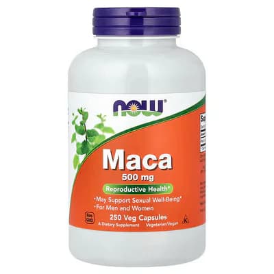 NOW Foods Maca 500mg Veg Capsules