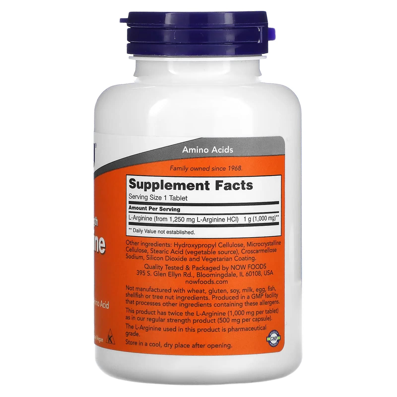 NOW Foods L-Arginine 1000 mg Tablets Price in Pakistan