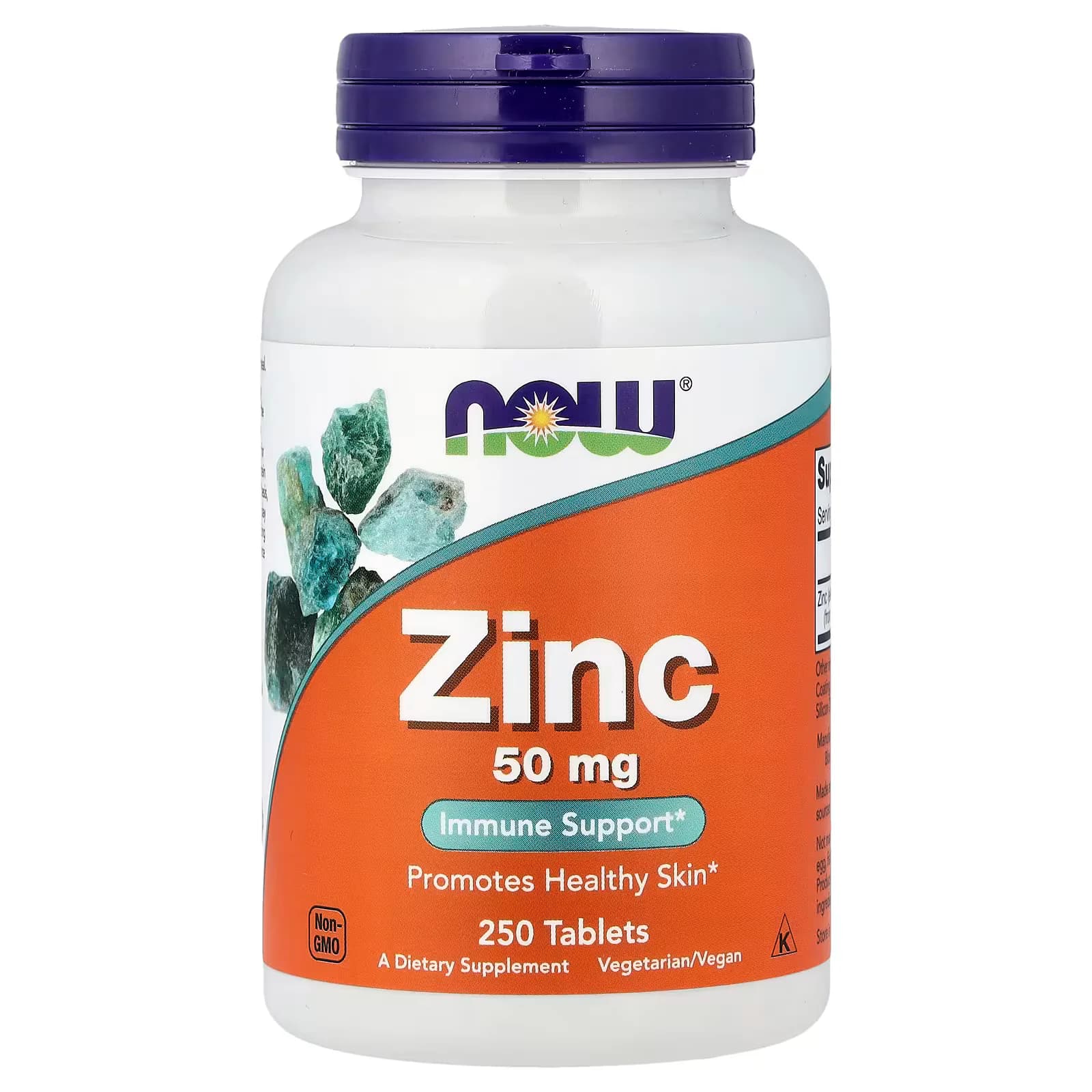 NOW Foods Zinc 50mg 250 Tablets — NOW Foods — Tablets — in Pakistan
