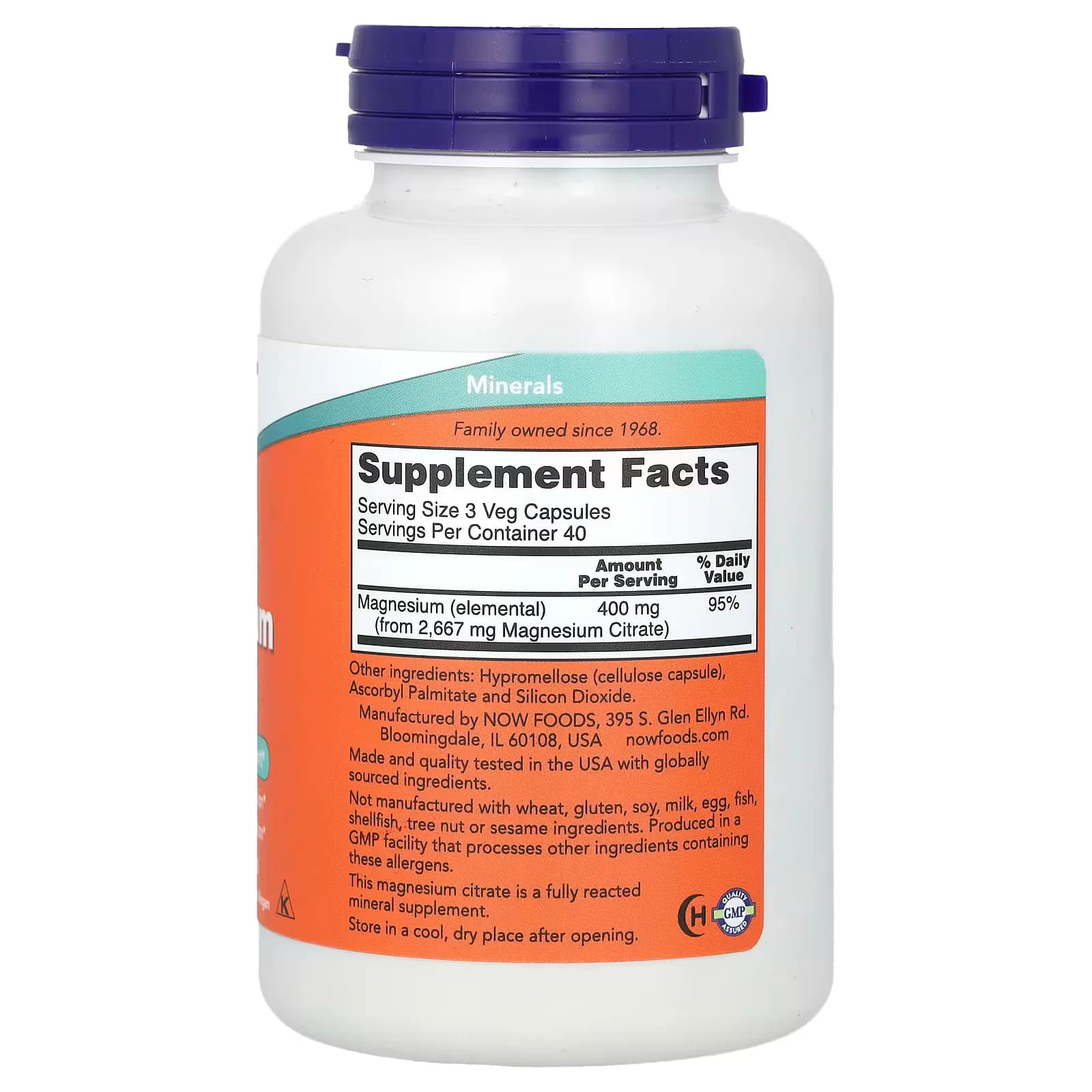 Imported NOW Magnesium Citrate 133mg Price in Pakistan
