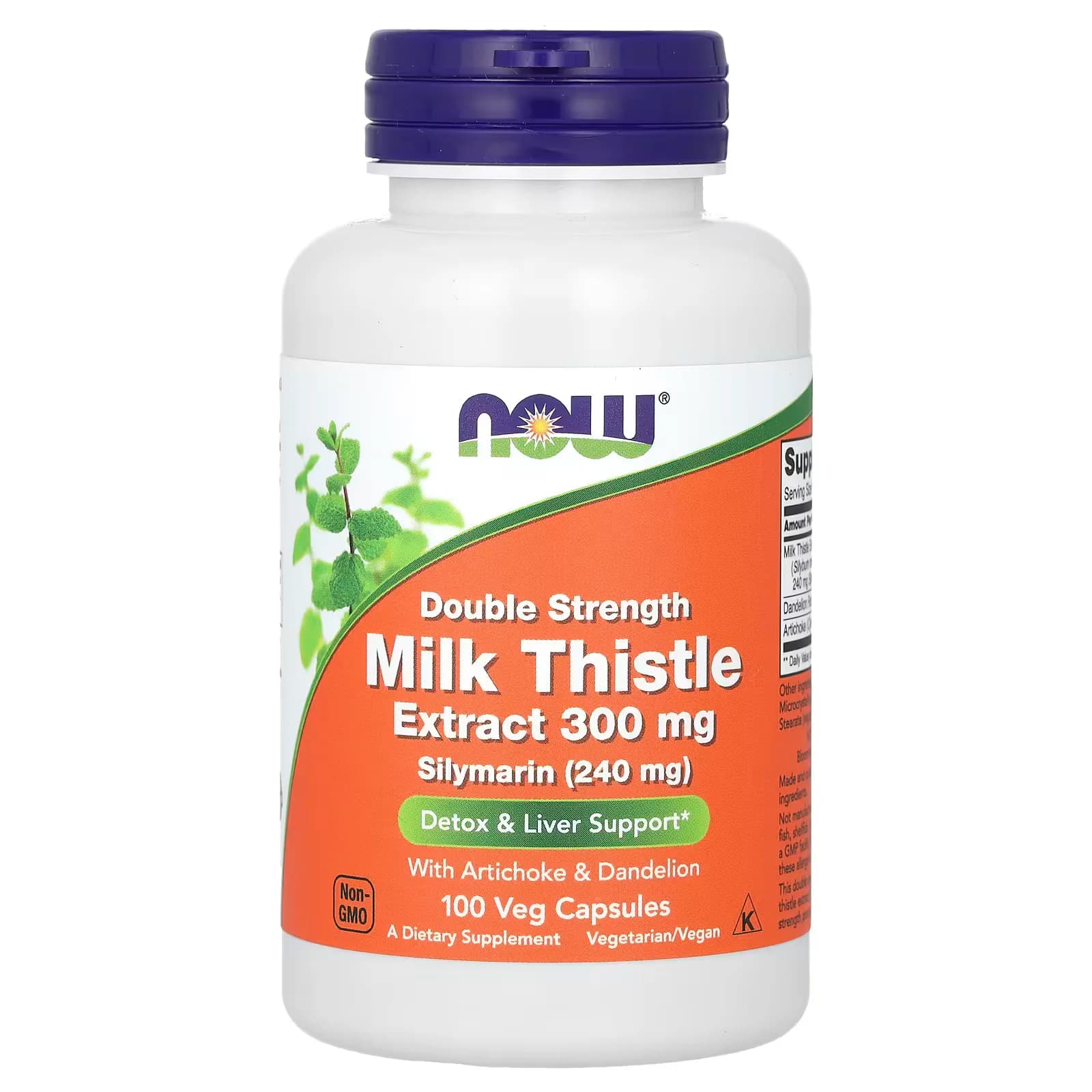 NOW Foods Milk Thistle Extract 300mg Veg Capsules