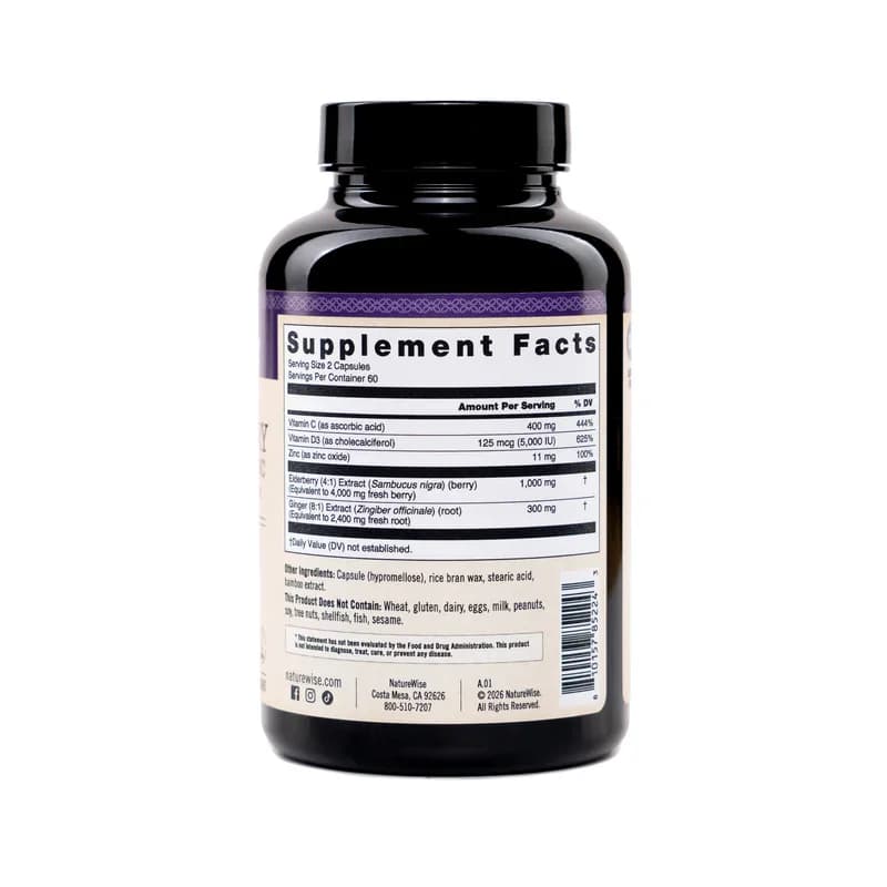 NatureWise Elderberry Plus 5-in-1 Immune Formula Capsules in Pakistan
