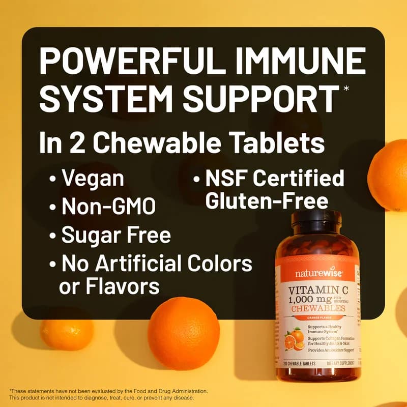 NatureWise Vitamin C 1000mg Chewables Tablets Price in Pakistan