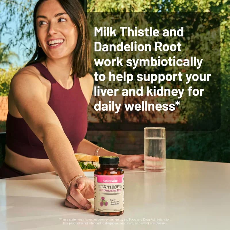 NatureWise Milk Thistle with Dandelion Root Capsules in Pakistan