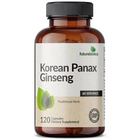 Futurebiotics Korean Panax Ginseng 120 Capsules