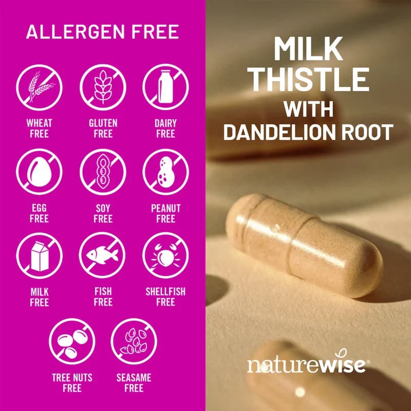NatureWise Milk Thistle with Dandelion Root Capsules in Pakistan