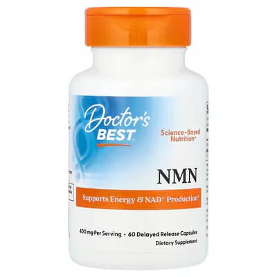 Doctor's Best NMN 60 Delayed Release Capsules (200mg per Capsule)