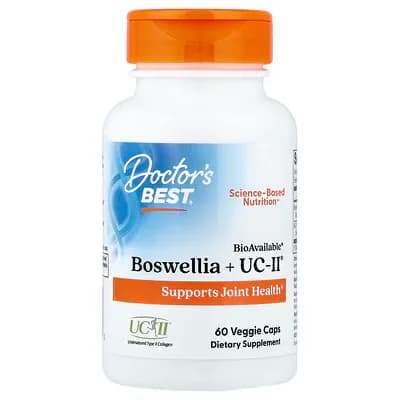 Doctor's Best Boswellia + UC-II 60 Veggie Caps