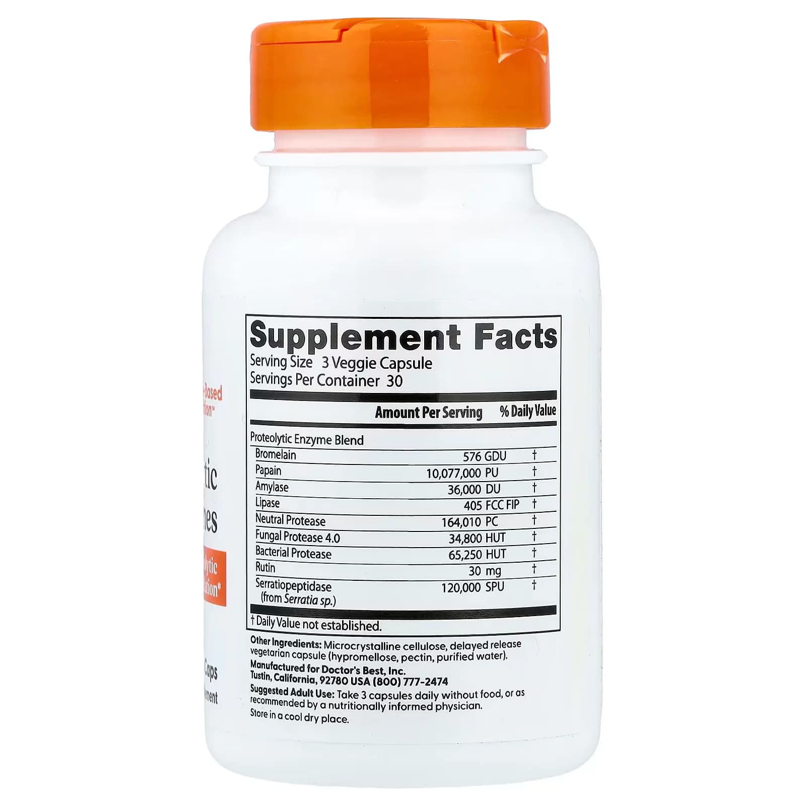 Doctor's Best Proteolytic Enzymes Veggie Caps Price in Pakistan