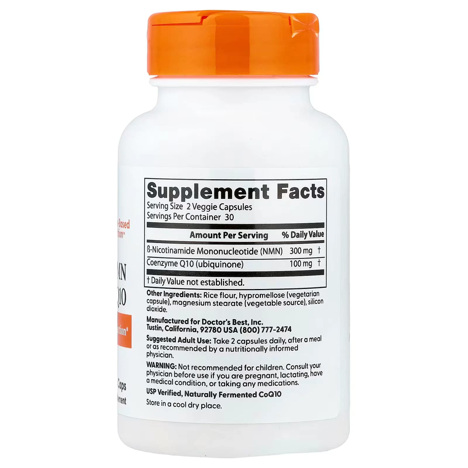 Doctor's Best NMN + CoQ10 60 Veggie Caps Price in Pakistan