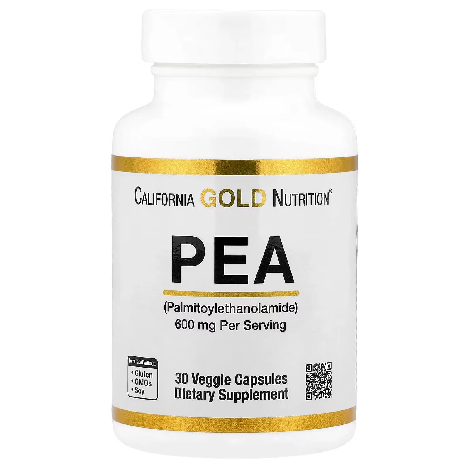 California Gold Nutrition PEA (Palmitoylethanolamide) 300 mg 30 Veggie Capsules — California Gold Nutrition — Veggie Capsules — in Pakistan