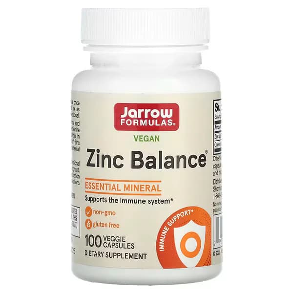 Jarrow Formulas Vegan Zinc Balance 100 VeggieCapsules — Jarrow Formulas — Veggie Capsules — in Pakistan