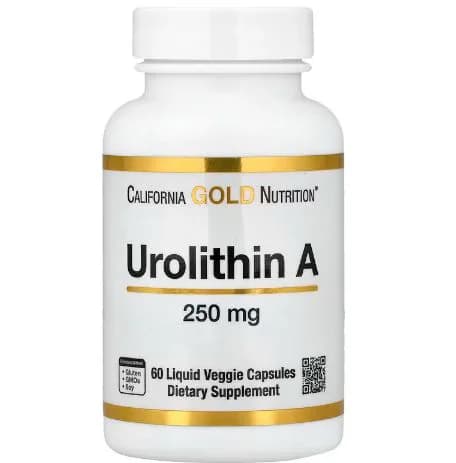 California Gold Nutrition Urolithin A, 250mg 60 Liquid Veggie Capsules — California Gold Nutrition — Liquid Veggie Capsules — in Pakistan