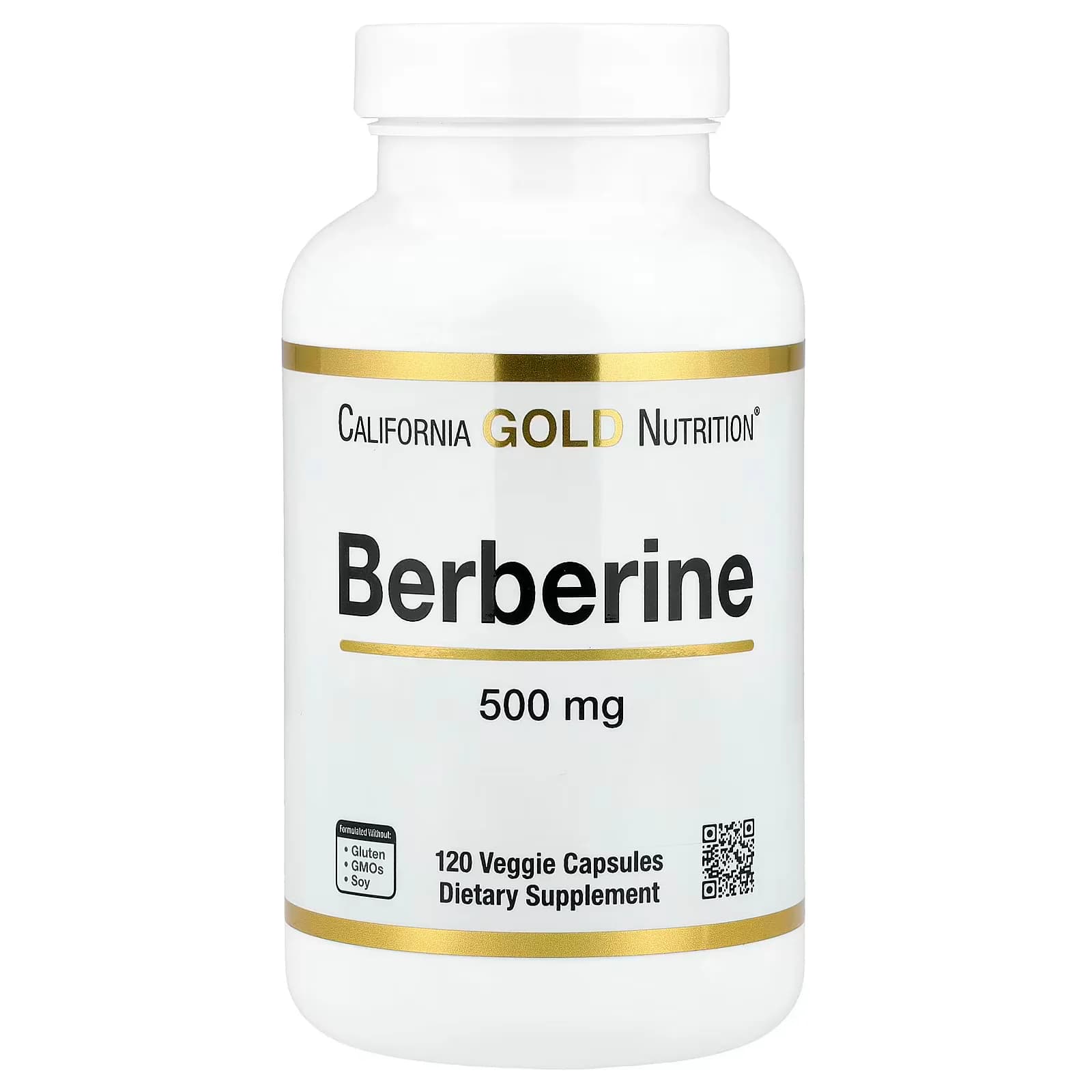 California Gold Nutrition Berberine HCl, 500mg 120 Veggie Capsules — California Gold Nutrition — Veggie Capsules — in Pakistan