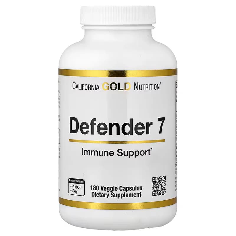 California Gold Nutrition Defender 7 180 Veggie Capsules — California Gold Nutrition — Veggie Capsules — in Pakistan