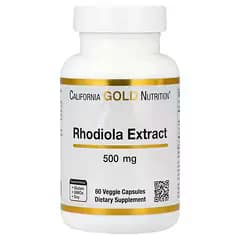 California Gold Nutrition, Rhodiola Extract, 500mg 60 Veggie Capsules — California Gold Nutrition — Veggie Capsule — in Pakistan