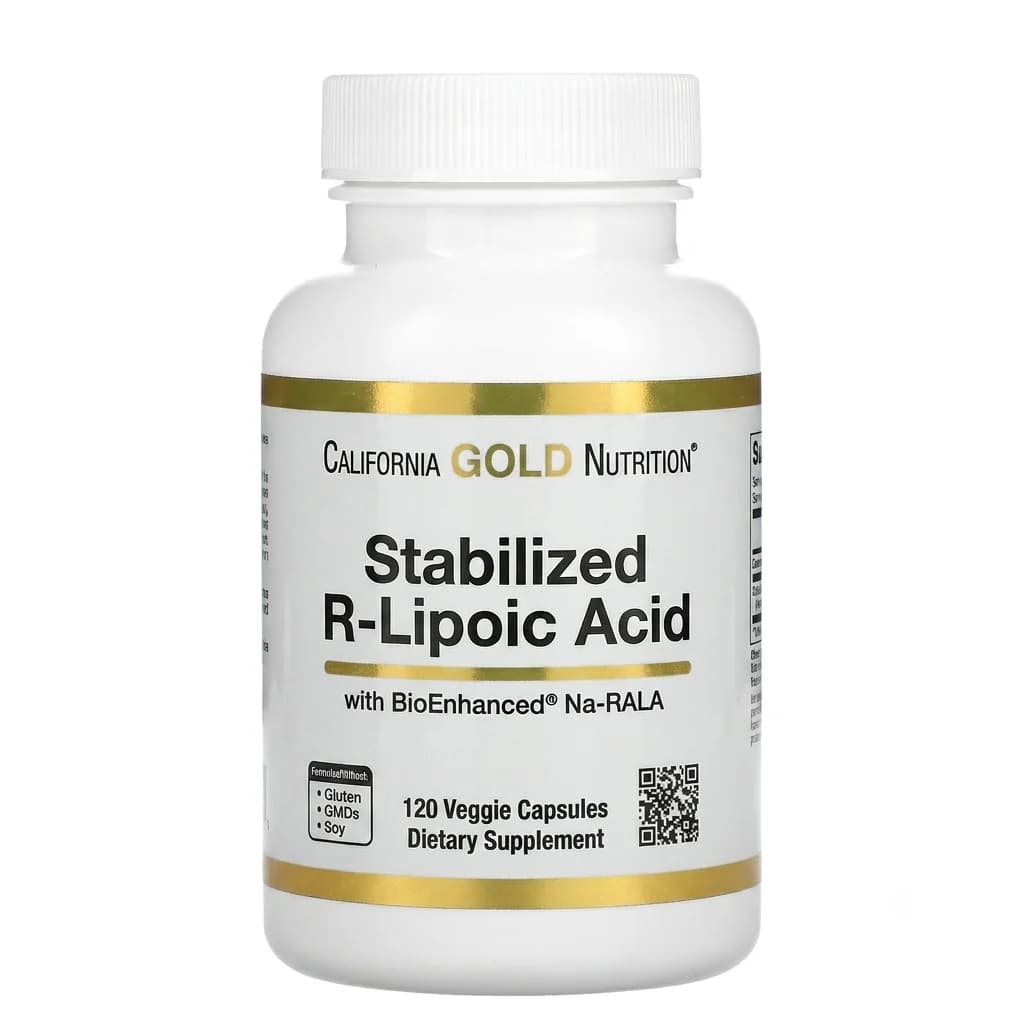 California Gold Nutrition Stabilized R-Lipoic Acid 120 Veggie Capsules — California Gold Nutrition — Veggie Capsule — in Pakistan