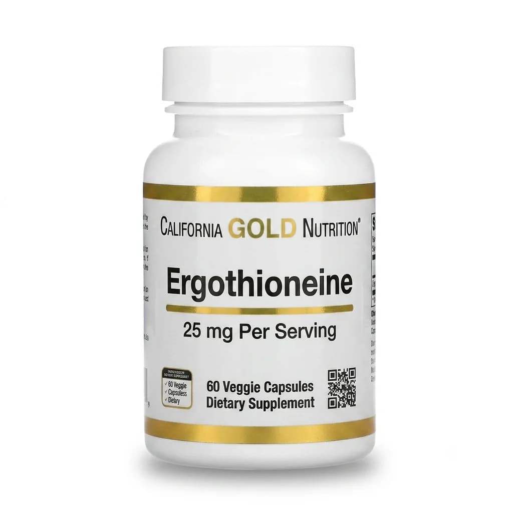 California Gold Nutrition Ergothioneine 25mg 90 Veggie Capsules β California Gold Nutrition β Vegetarian Capsule β in Pakistan