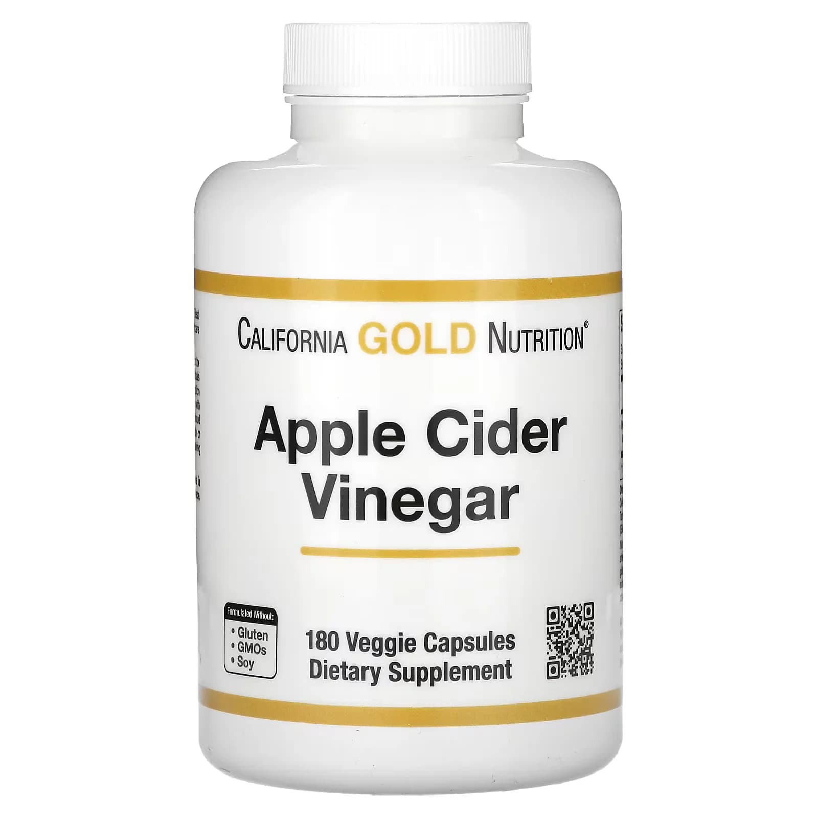 California Gold Nutrition Apple Cider Vinegar 180 Veggie Capsules (450 mg per Capsule) β California Gold Nutrition β Vegetarian Capsule β in Pakistan