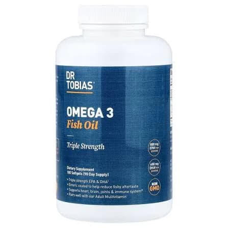 Dr. Tobias, Omega 3 Fish Oil, Triple Strength — DR Tobias — Capsule — in Pakistan