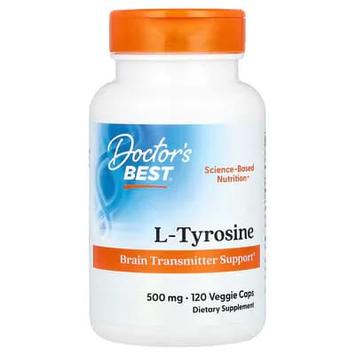 Doctor's Best L-Tyrosine 500mg 120 Veggie Caps — Doctor's Best — Veggie Capsules — in Pakistan