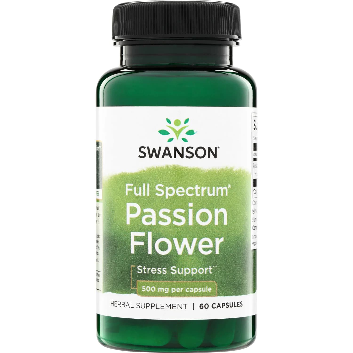 Swanson Vitamins, Full Spectrum Passion Flower 500mg 60 Capsules — Swanson — capsule — in Pakistan