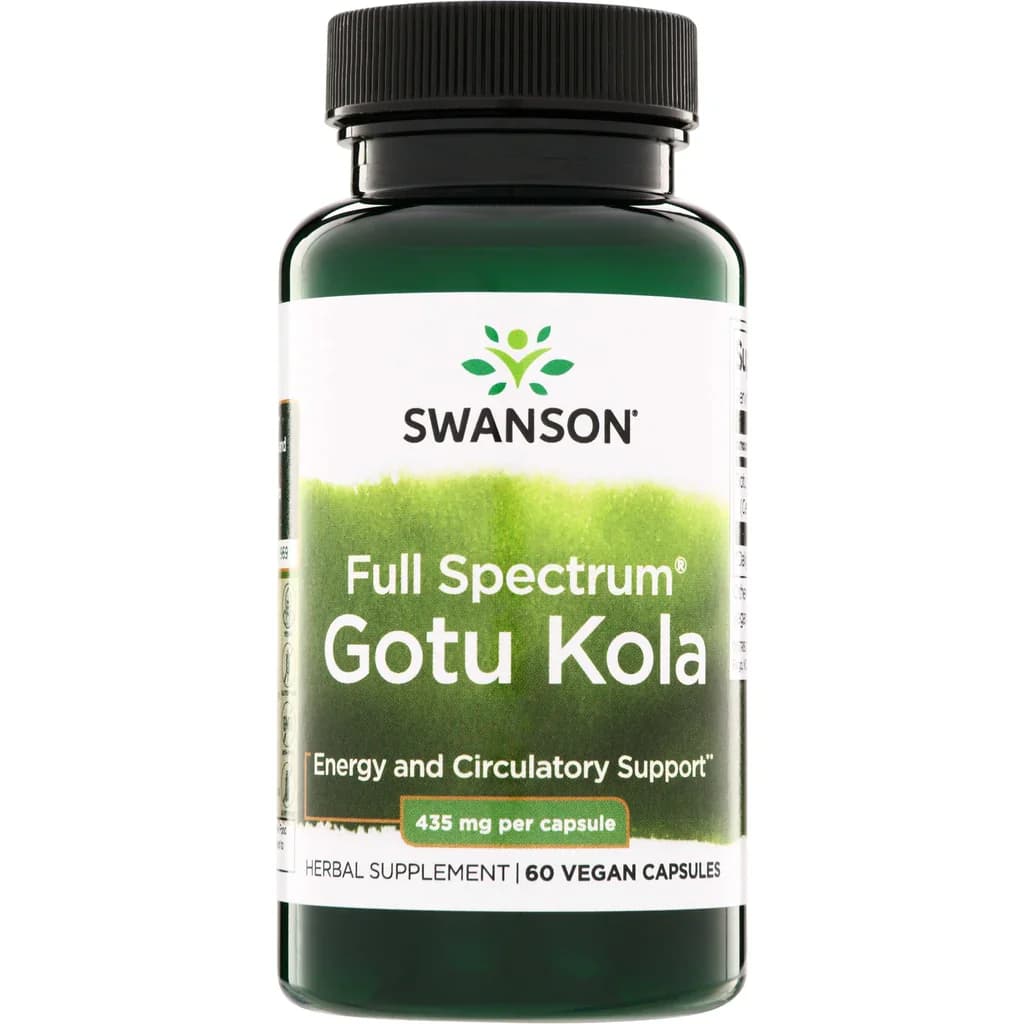 Swanson Vitamins Full Spectrum Gotu Kola 435mg 60 Capsules — Swanson — capsule — in Pakistan