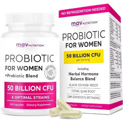 MAV Nutrition Probiotic for Women 50 Billion CFU 30 Capsules — MAV Nutrition — Capsule — in Pakistan