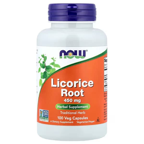 NOW Foods Licorice Root 450mg 100 Veg Capsules — NOW Foods — Veg Capsules — in Pakistan