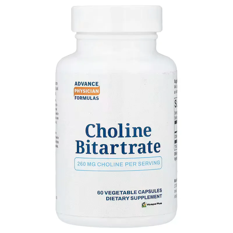 Advance Physician Formulas Choline Bitartrate 260 mg, 60 Vegetable Capsules