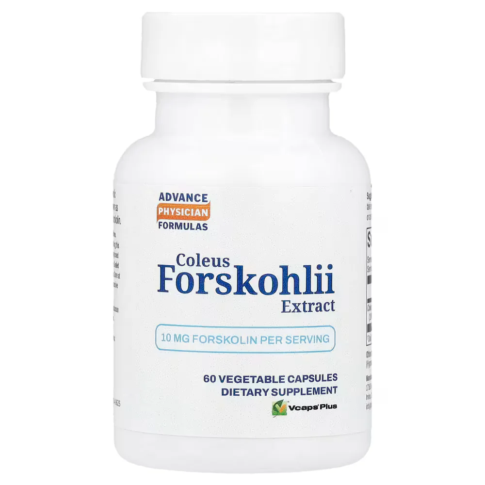 Advance Physician Formulas Coleus Forskohlii Extract 60 Vegetable Capsules (100 mg per Capsule)