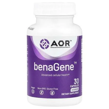 Advanced Orthomolecular Research (AOR) BenaGene 30 Capsules