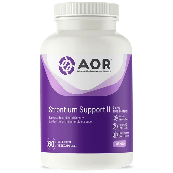 Advanced Orthomolecular Research (AOR) Strontium Support II 60 Capsules