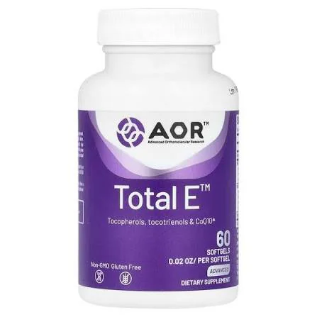 Advanced Orthomolecular Research (AOR) Total E 60 Softgels