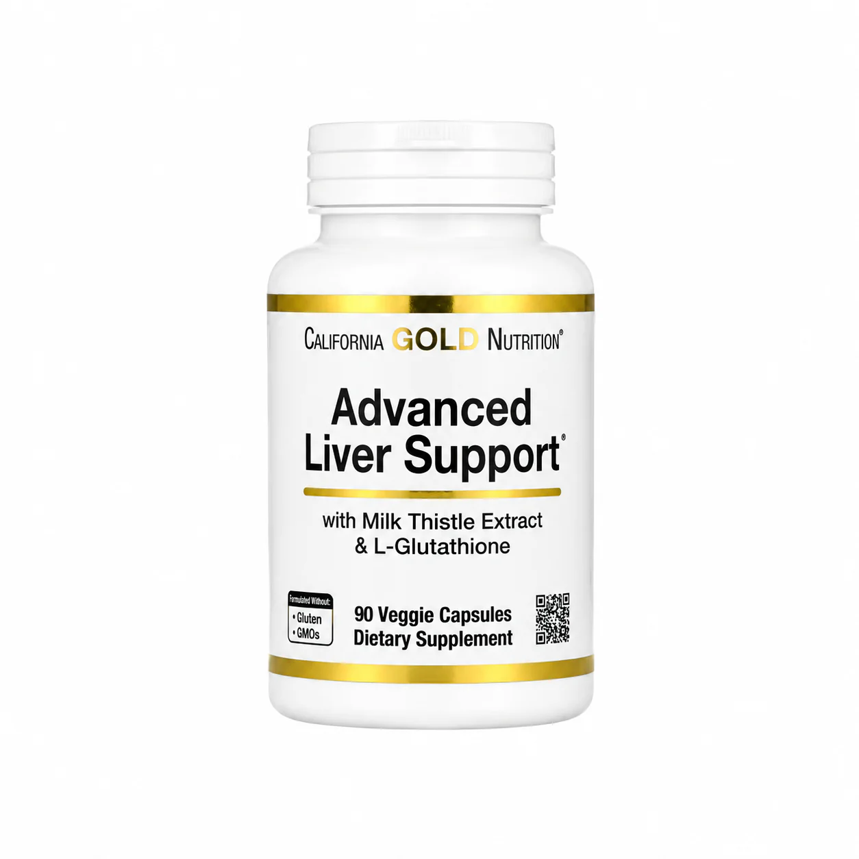 California Gold Nutrition Advanced Liver Support 90 Veggie Capsules